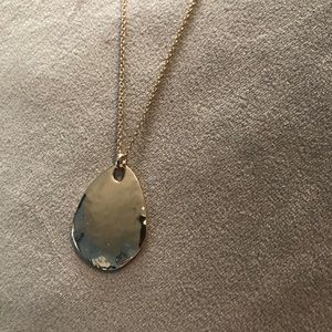 Stella and Dot Gold Pendant Necklace